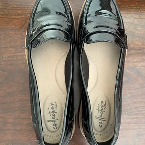 Black, Clark Loafers